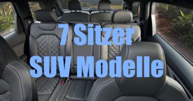 7 Sitzer SUV Modellübersicht